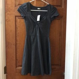 BNWT GRAY HOLLISTER SKATER GIRL DRESS